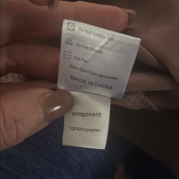 Pretty mauve brown Women's Top Sz m Garahu brand - Picture 3 of 5